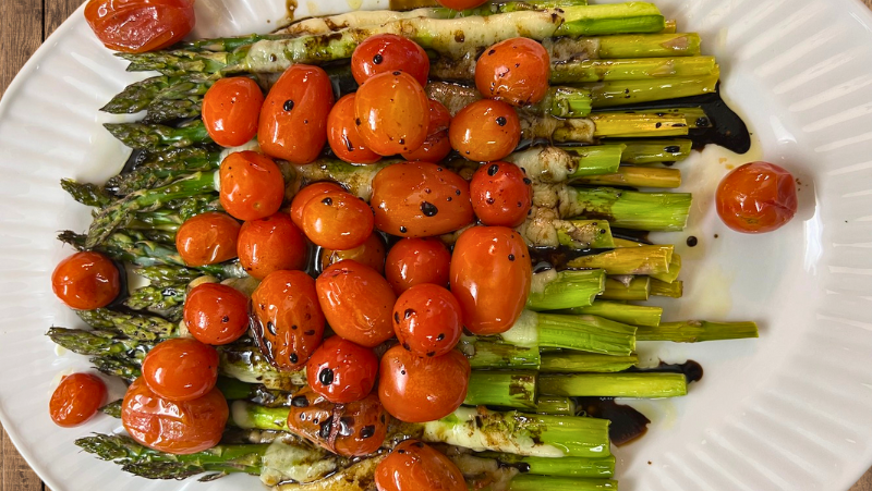 Image of Caprese Asparagus