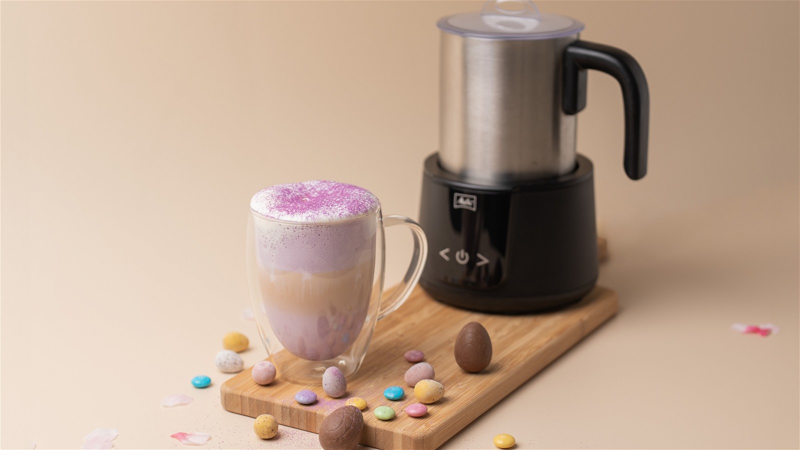 Image of Wabi Coffee Recipes: Easter Purple Sweet Potato Latte