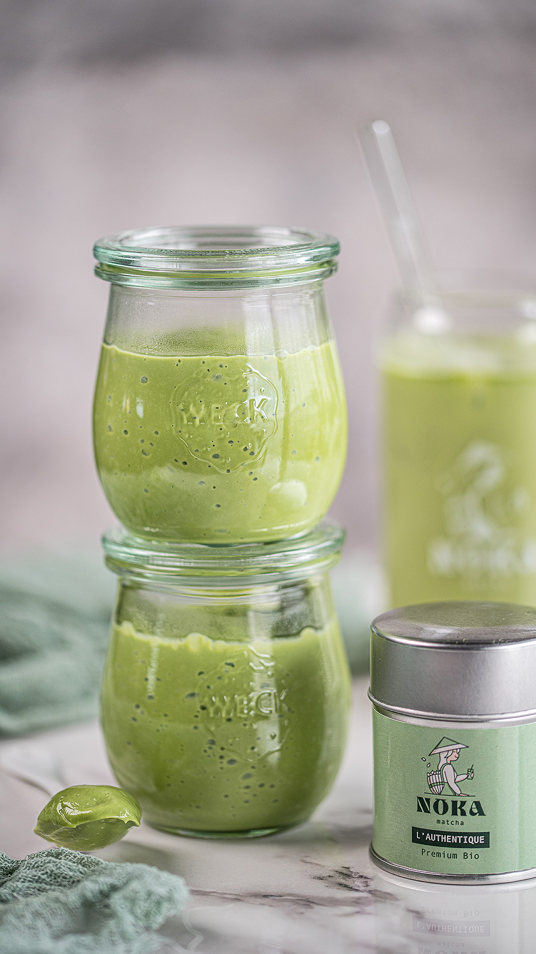 Crème au matcha