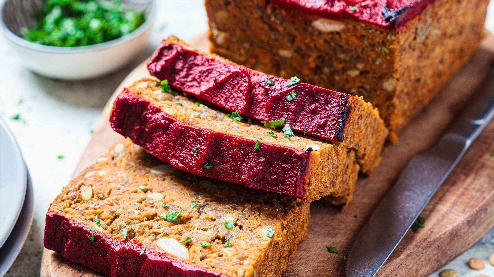 Image of Fleischlos leckerer veganer Linsen-Braten