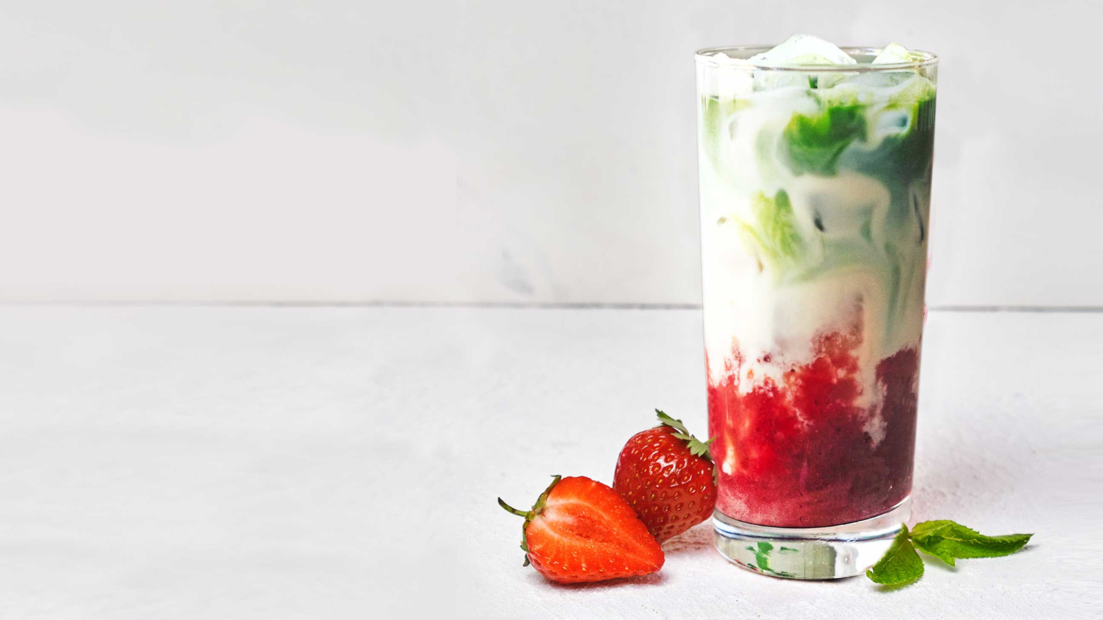 Image of Strawberry Sesamemilk Matcha