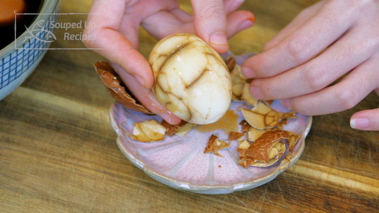 Image of These eggs can stay good for up to 5 days refrigerated. Just be aware that they will become more flavorful and saltier over time. During the soaking, the marinade will steep through the cracks and create that beautiful marble patterns....