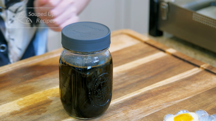 Image of Once you finish eating all the eggs, sieve out all the spices and bring the brine to a full boil. Store it in a sealed jar. This brine can stay good in the freezer for up to 4 months. Next...