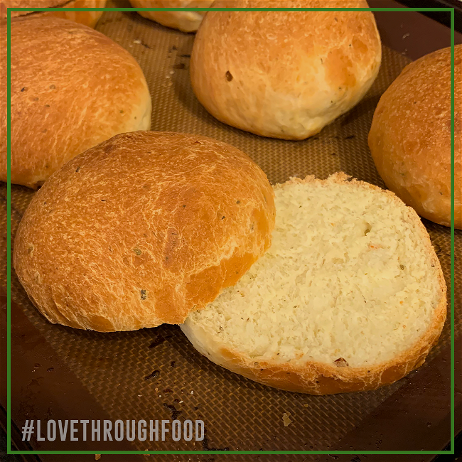 Image of Homemade Herbed Hamburger Buns