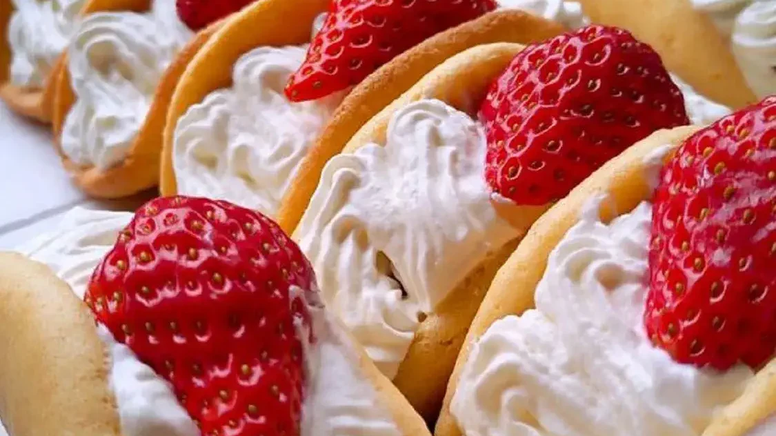 Image of Strawberry Cake Taco