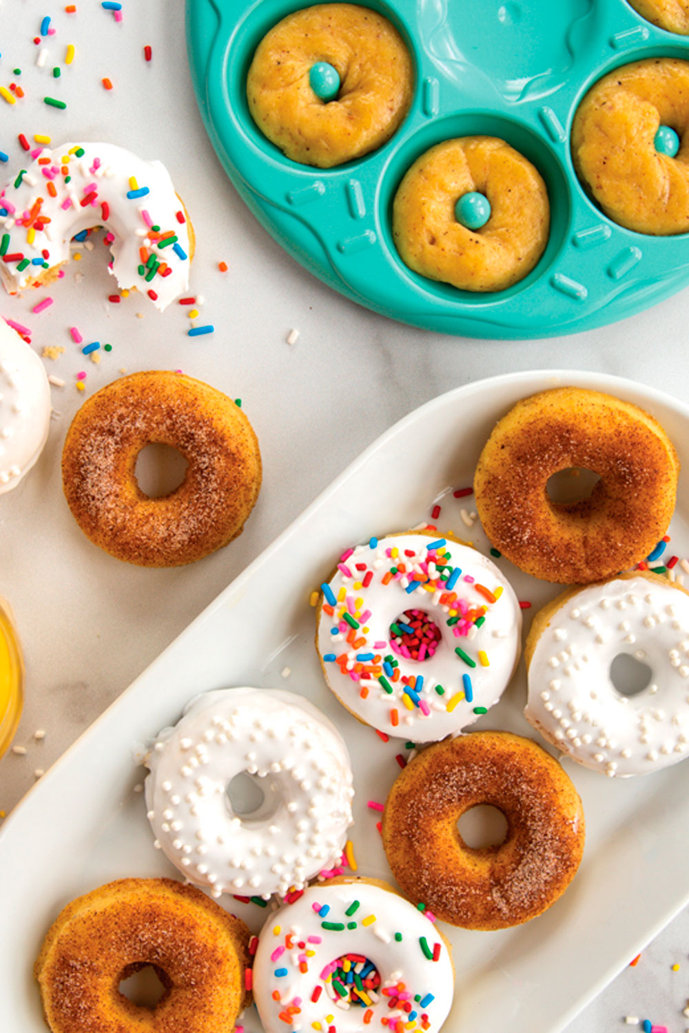 Rosquinhas de Baunilha no Micro-ondas (Donuts®︎ expresso)