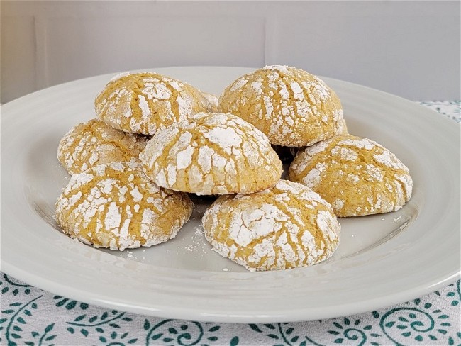 Image of Lemon Spelt Crinkle Cookies
