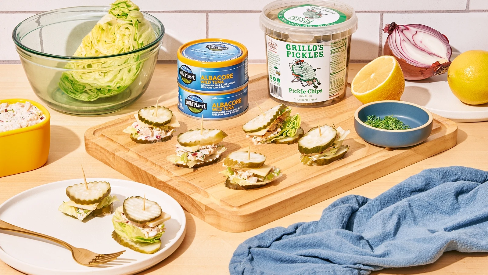 Tuna Pickle Sliders | Wild Planet Foods recipe