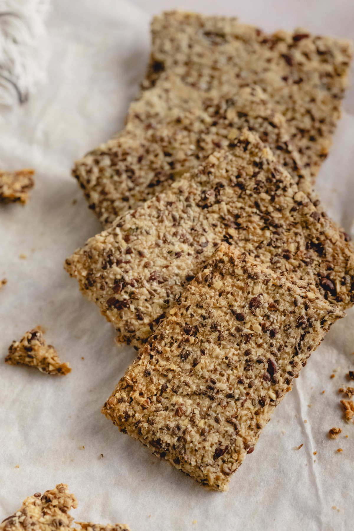 Galletas crackers semillas