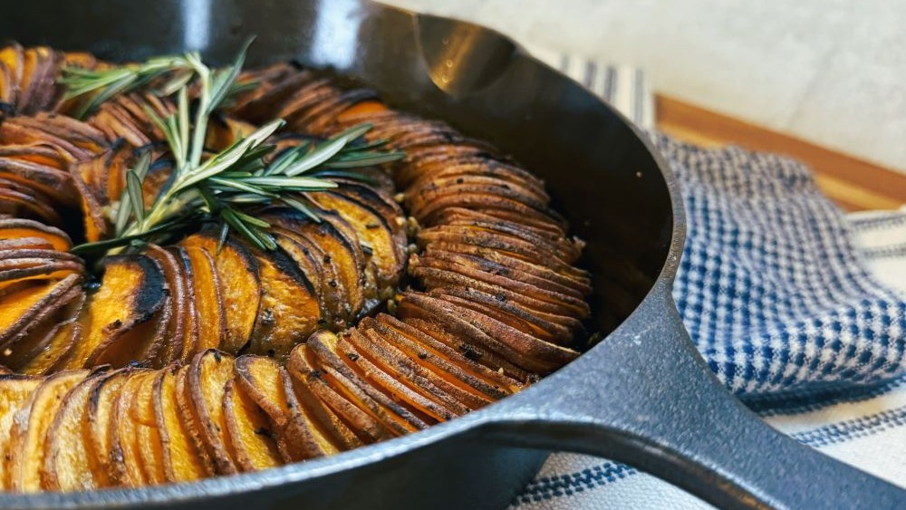Image of Skillet Roasted Sweet Potatoes