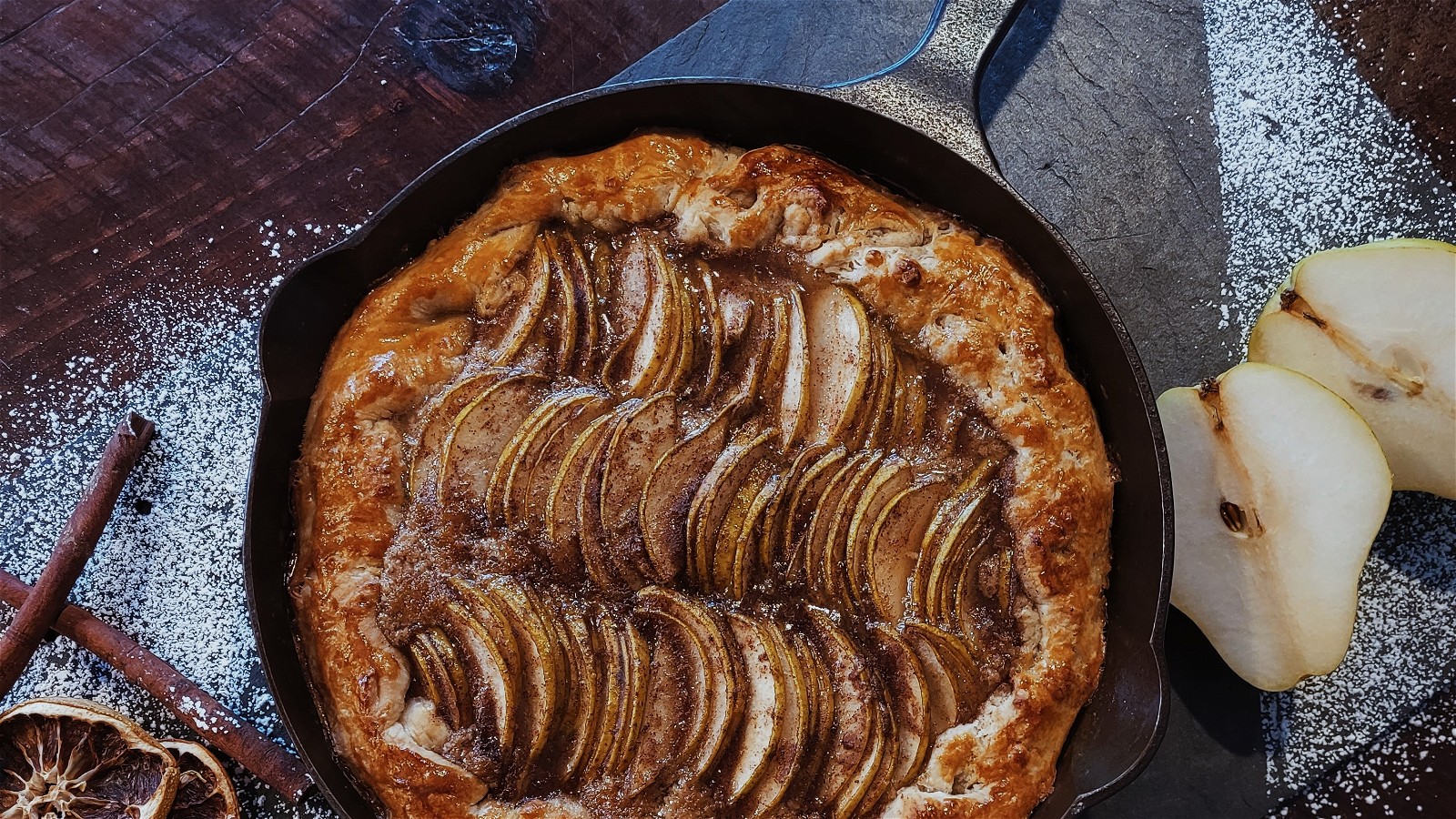 Image of Rustic Spiced Pear Galette