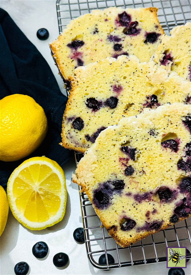 Image of Lemon Blueberry Poppyseed Poundcake 