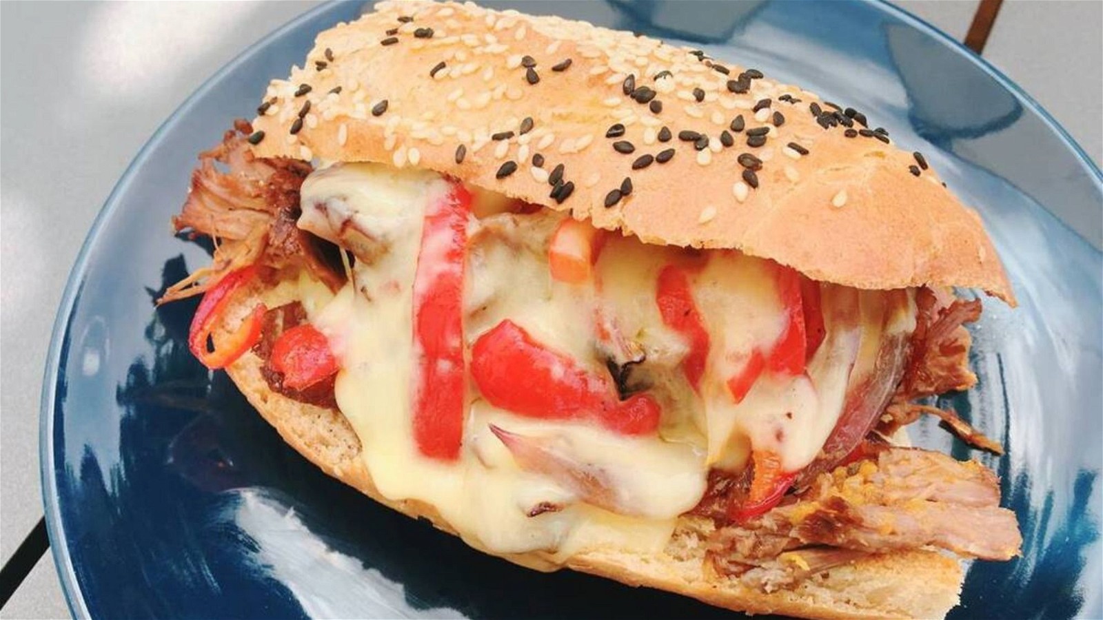Image of Smoked Philly Goat Sandwich