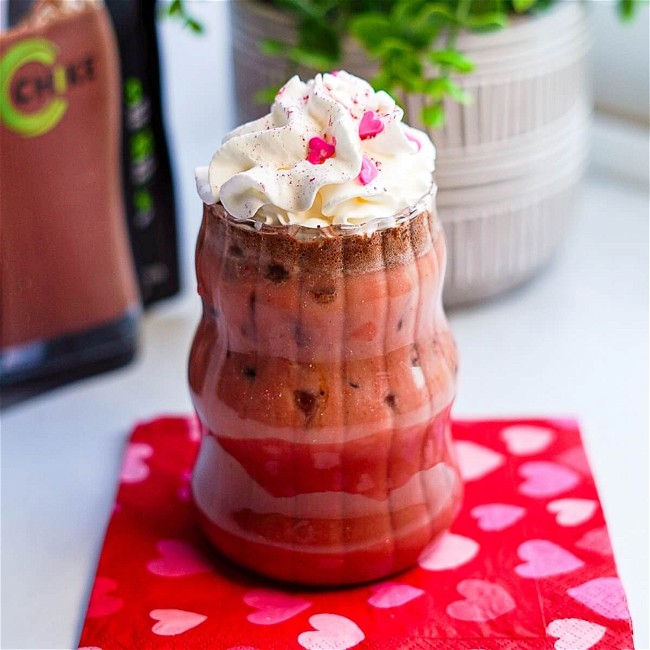 Image of Red Velvet Protein Iced Latte