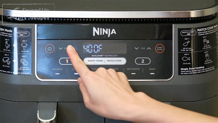 Image of Turn the heat to 400℉ / 204℃ and air fry...