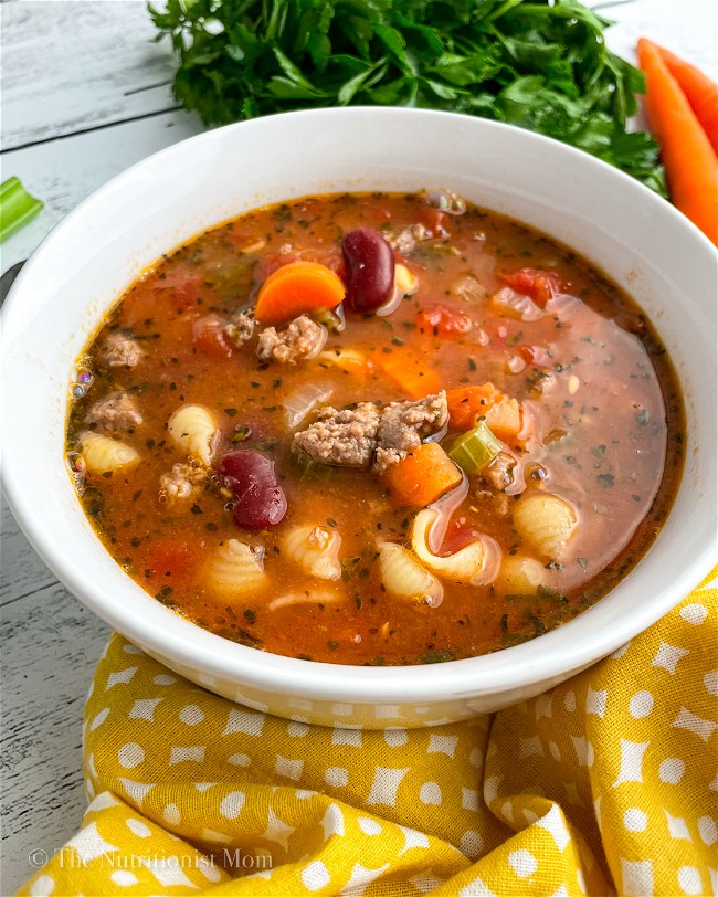 Image of High Protein Minestrone Soup (Gluten Free)