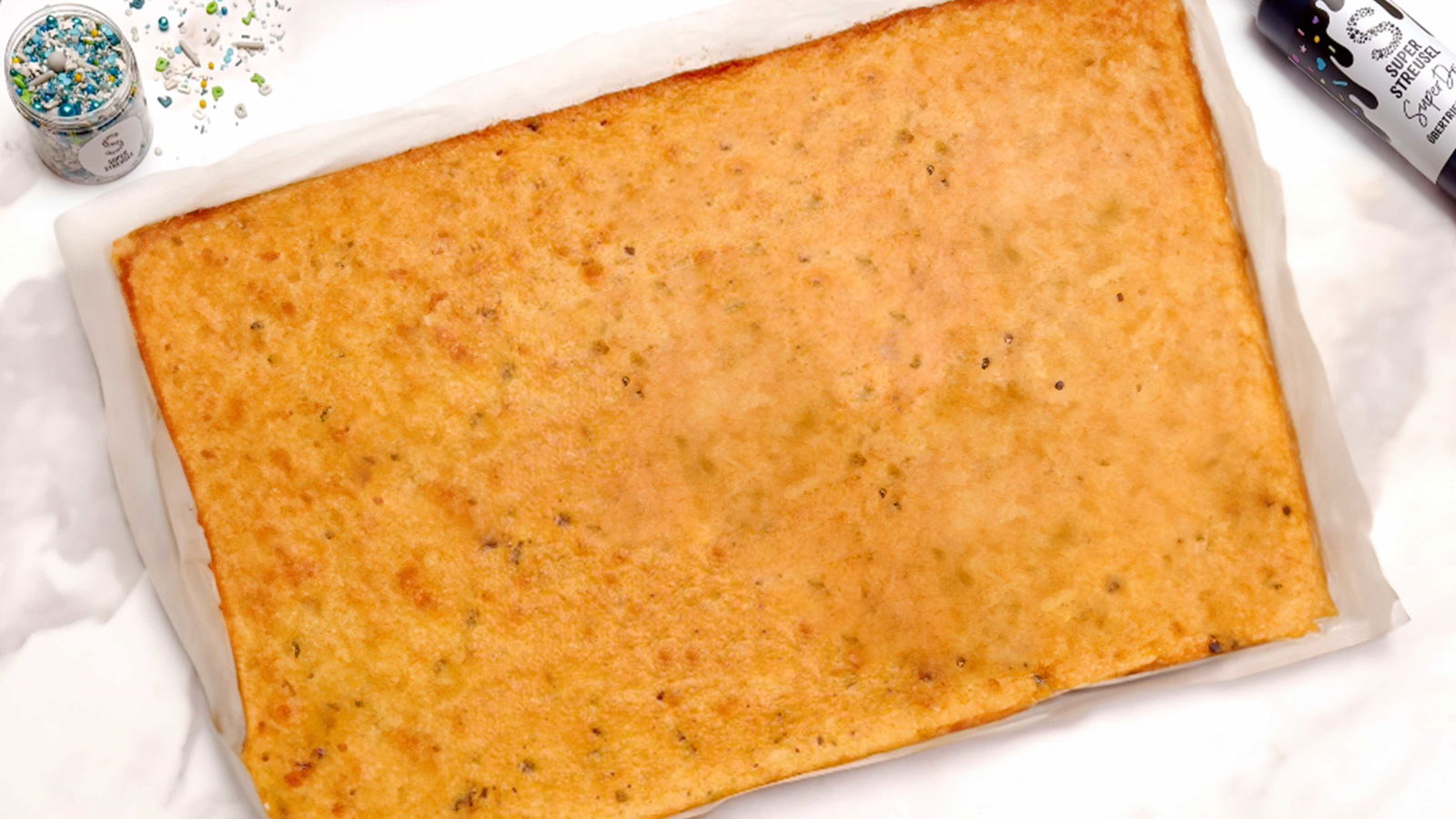 Vanille Blechkuchen - Grundrezept – Super Streusel