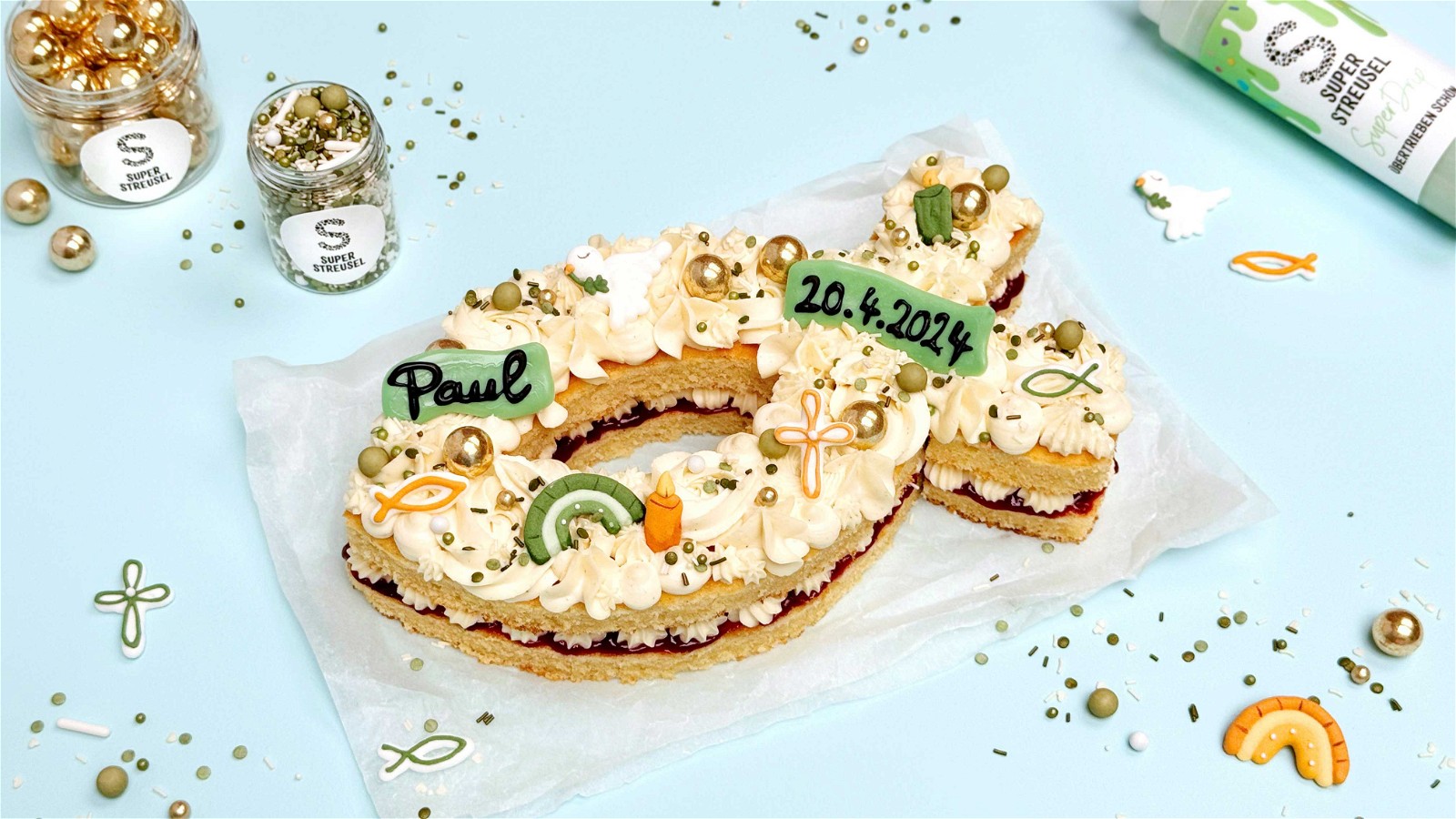 Image of Fisch Letter Cake