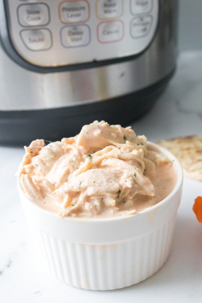 Instant Pot Buffalo Chicken Dip