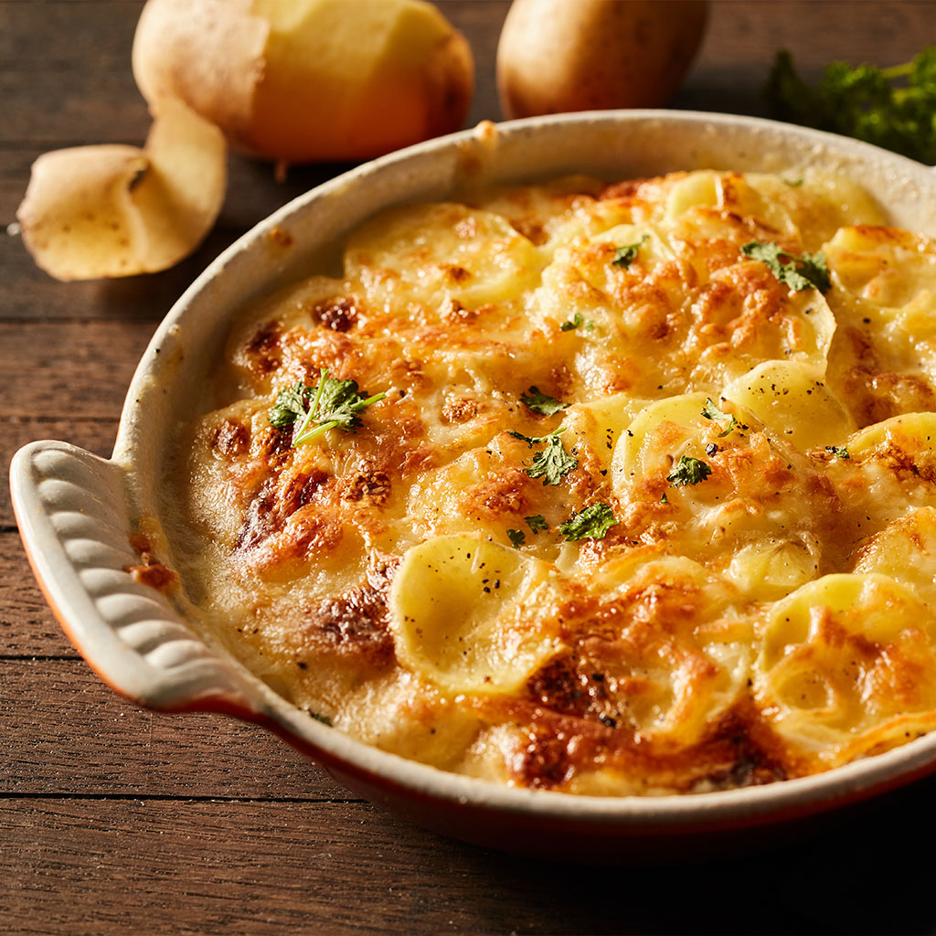 Gratin Dauphinois: klassischer Kartoffelgratin