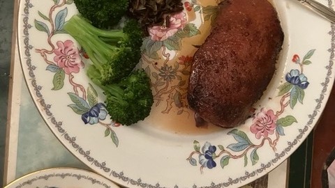 Image of Duck Breasts with Rum Maple Syrup and Tamari Dipping Sauce