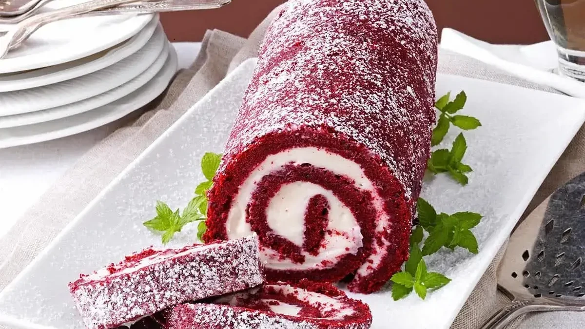 Image of Red Velvet Cake Roll 