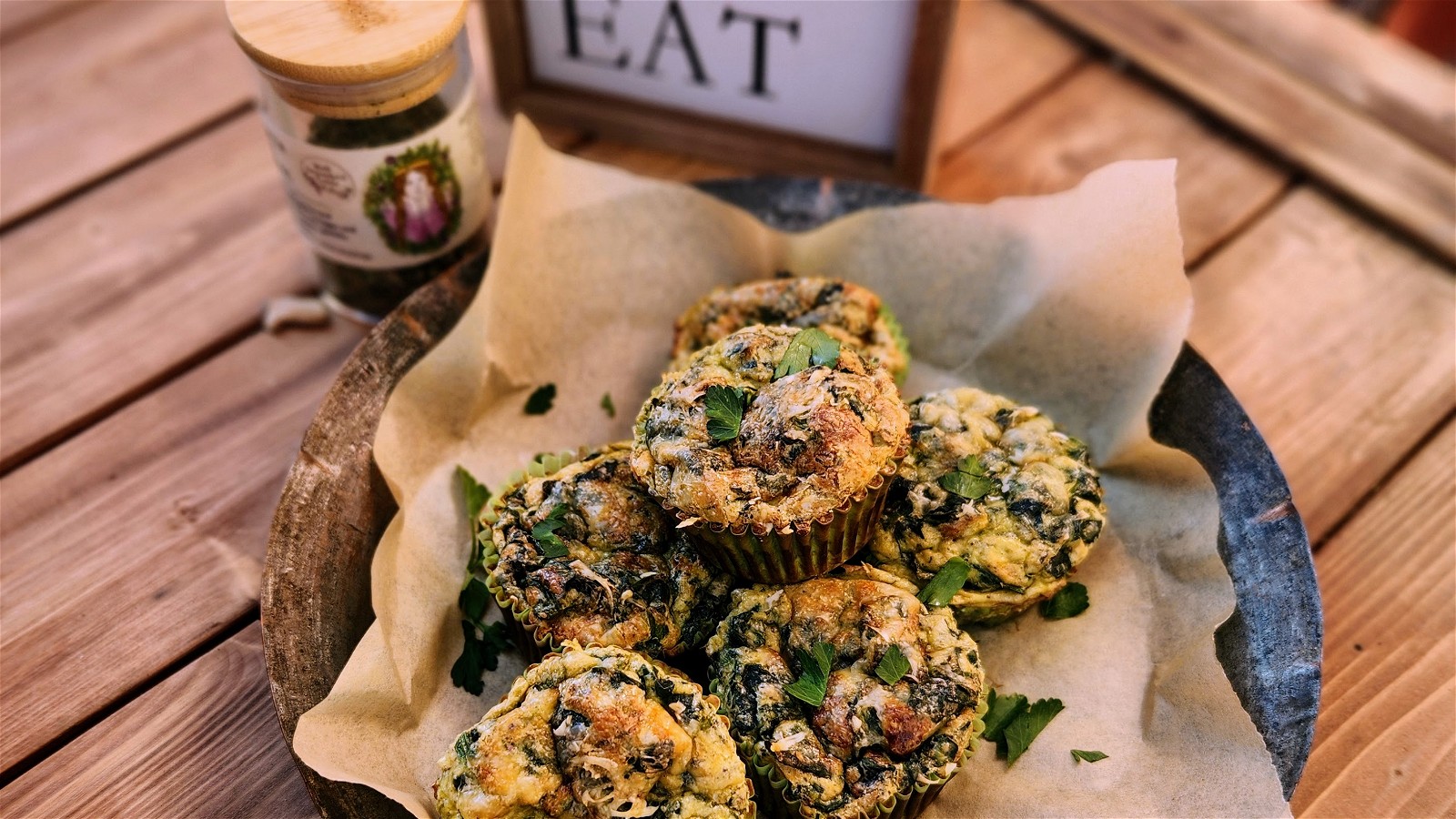 Image of Green Goddess Frittata Cups 
