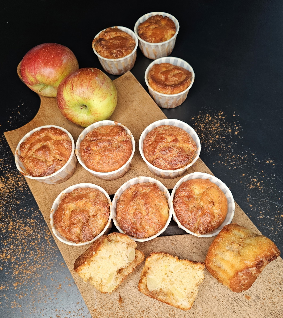 Superleckere Apfel-Zimtschnecken-Muffins