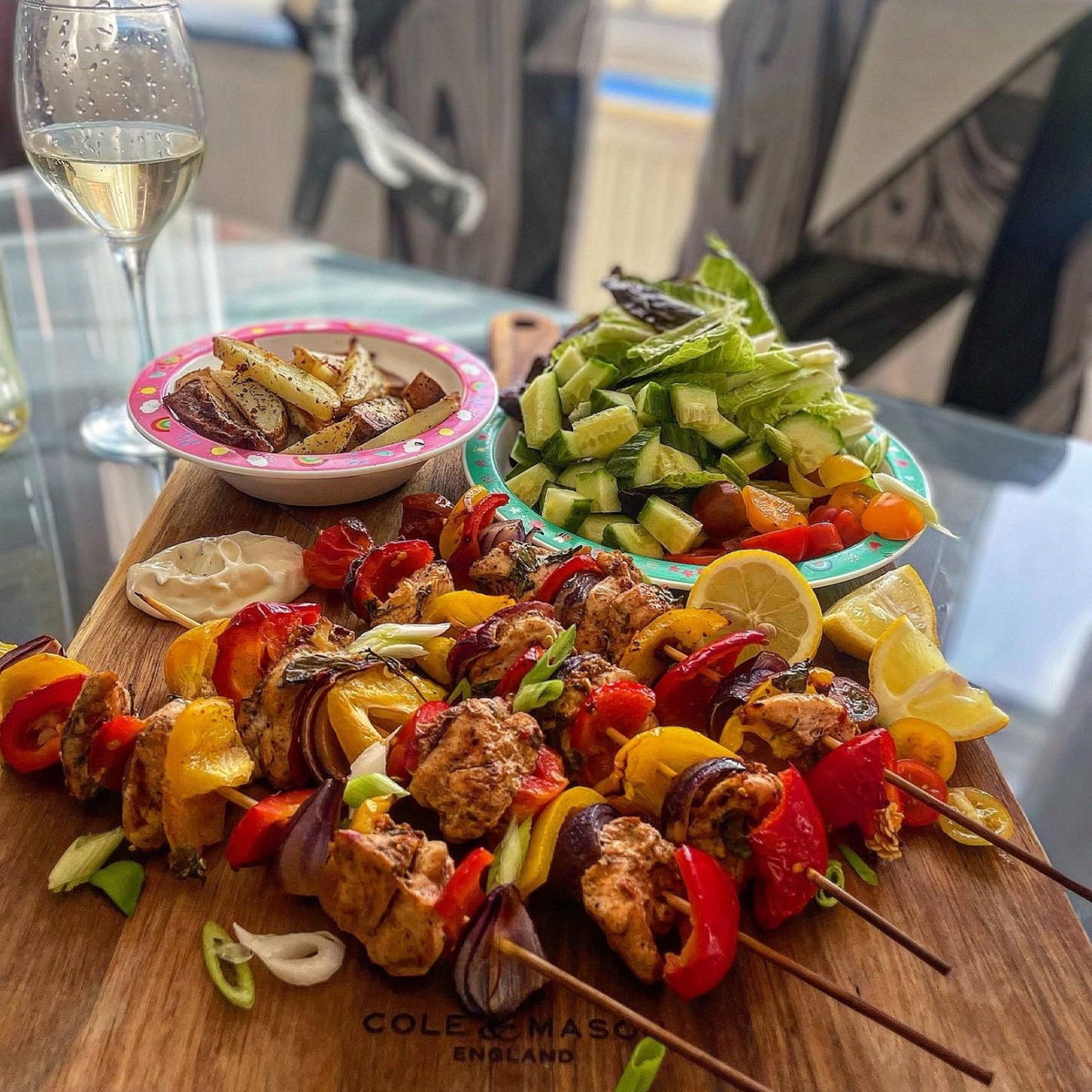 Honey Chicken Skewers