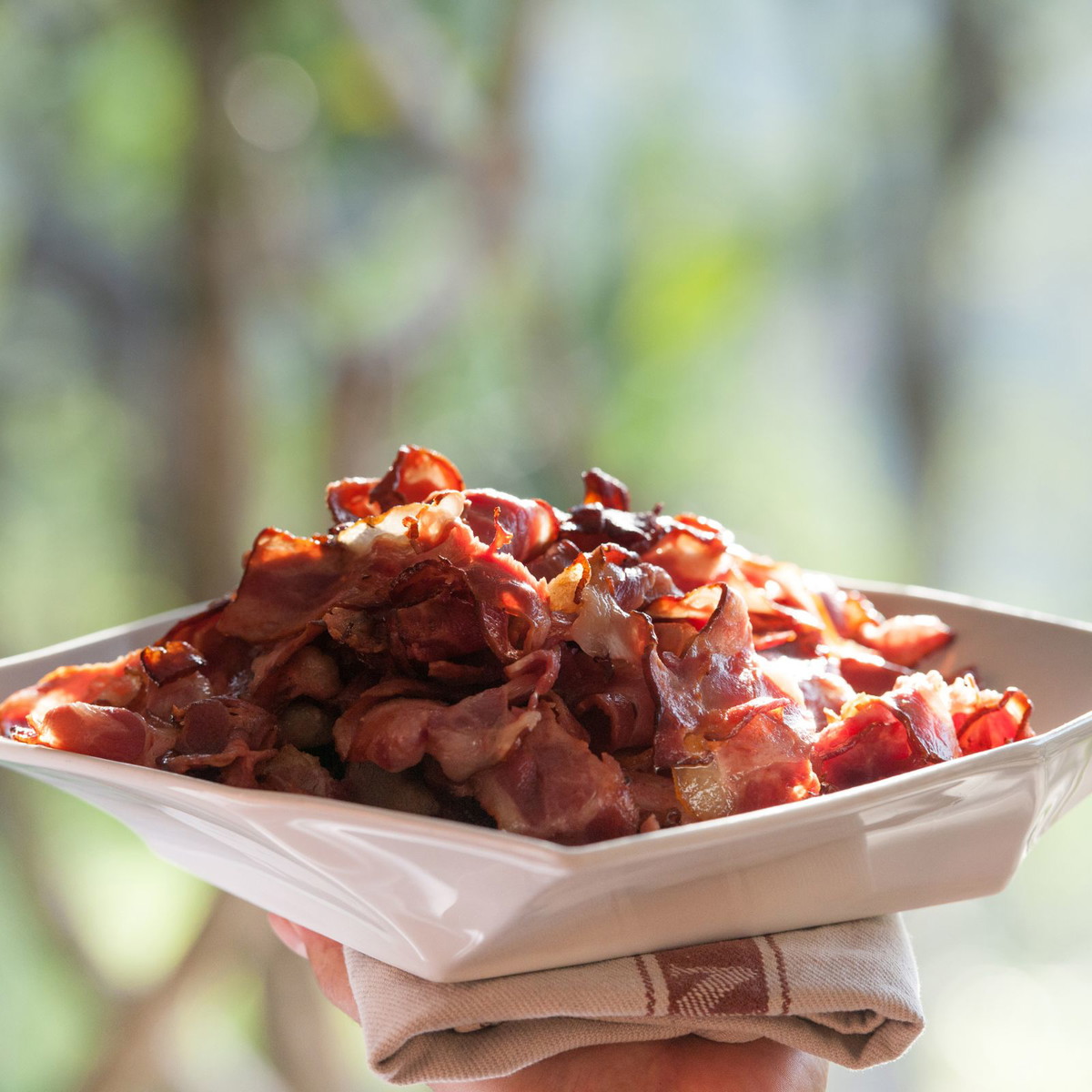 Crispy Honey Bacon Bites
