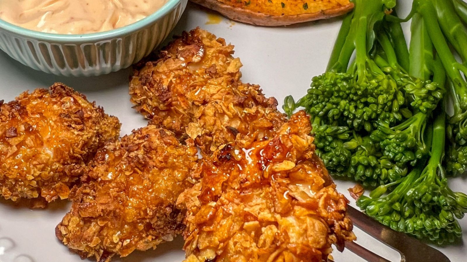 Image of Hot Honey Cornflake Chicken 