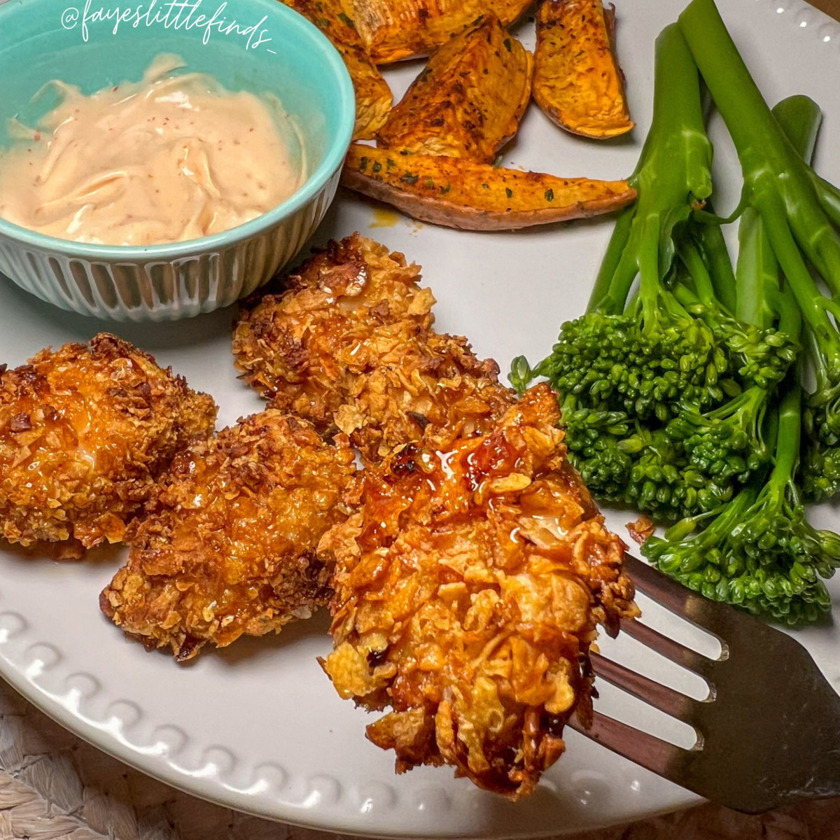 Hot Honey Cornflake Chicken 