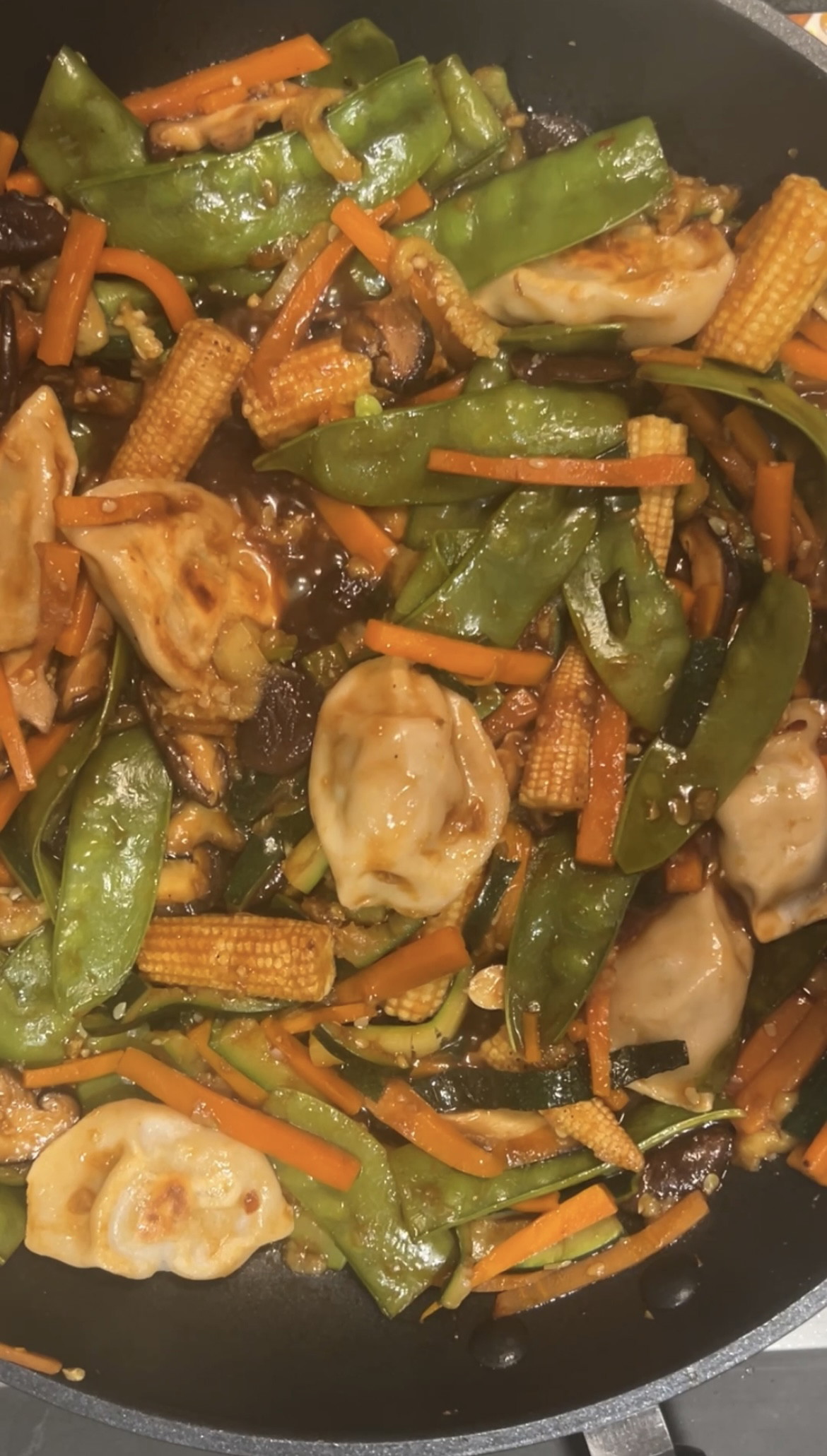 Quick and Easy Dumpling Stir-fry