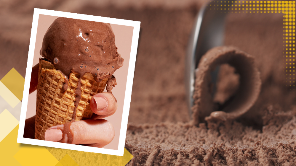 Image of Healthy chocolate banana ice cream