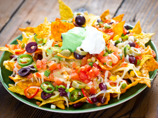Southwest Chicken Nacho Bake