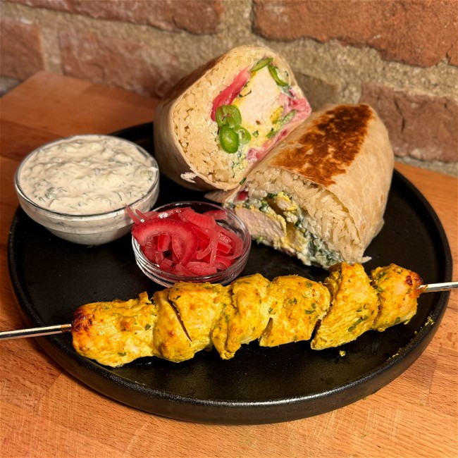 Image of Chicken tikka burrito