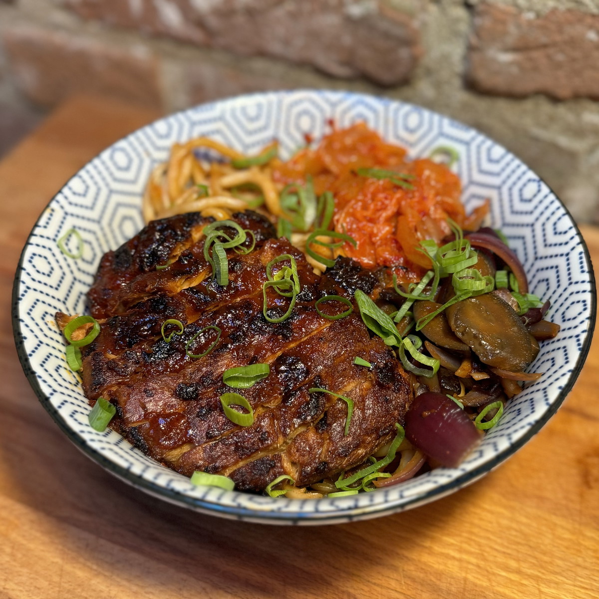 Mushroom steak bulgogi