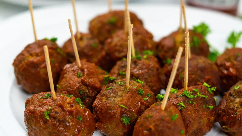 Image of 2-Ingredient Slow Cooker Meatballs