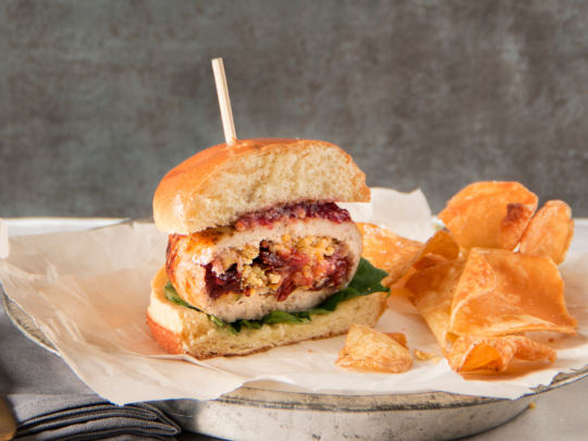 Thanksgiving Stuffed Turkey Burgers