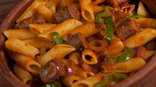 Image of Sausage and Peppers Pasta