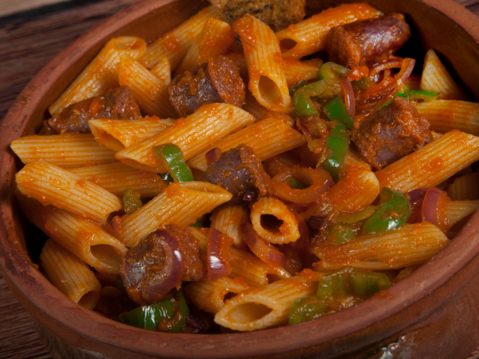 Sausage and Peppers Pasta