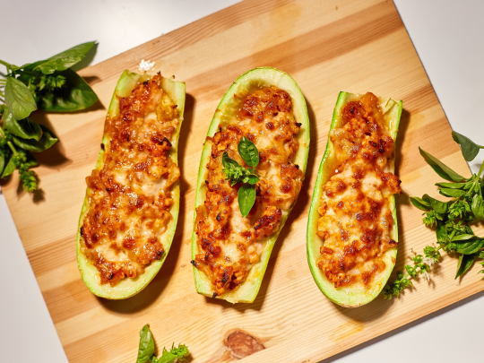 Stuffed Zucchini Boats