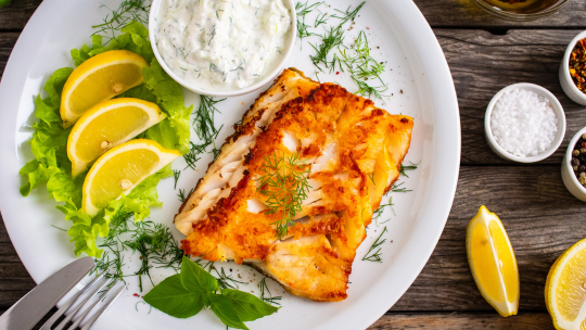 Image of Fried Halibut with Tartar Sauce