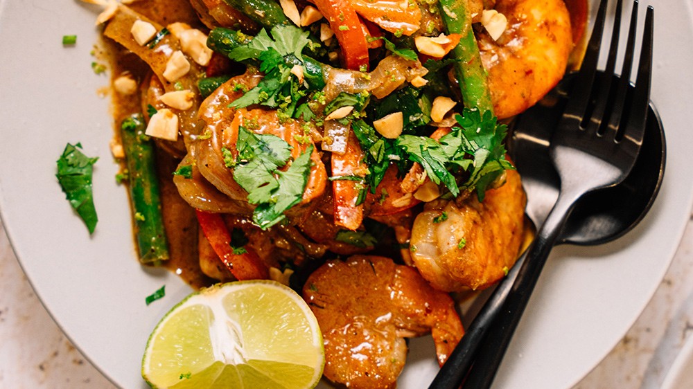 Image of One Pan Red Curry Shrimp