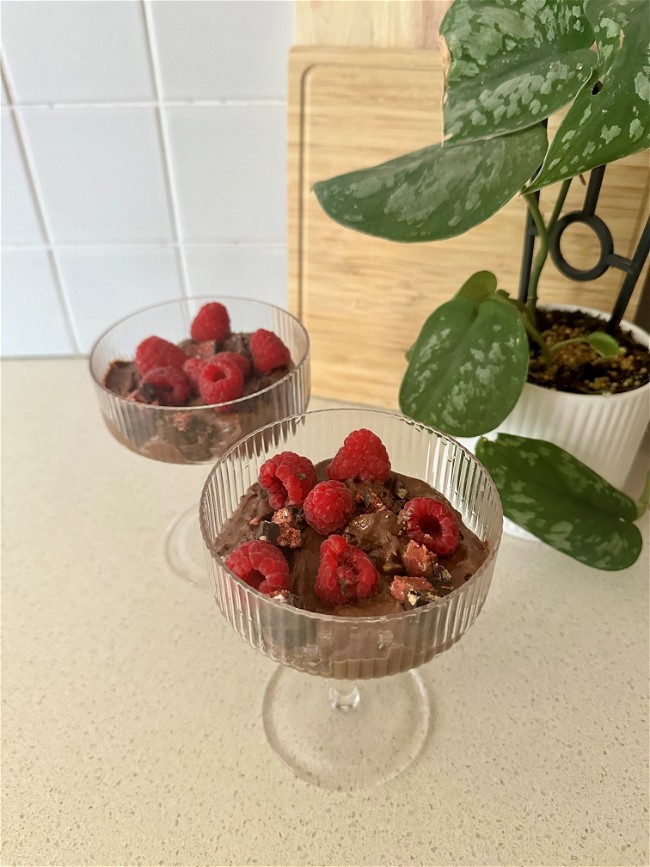 Image of Choc Raspberry Protein Mousse