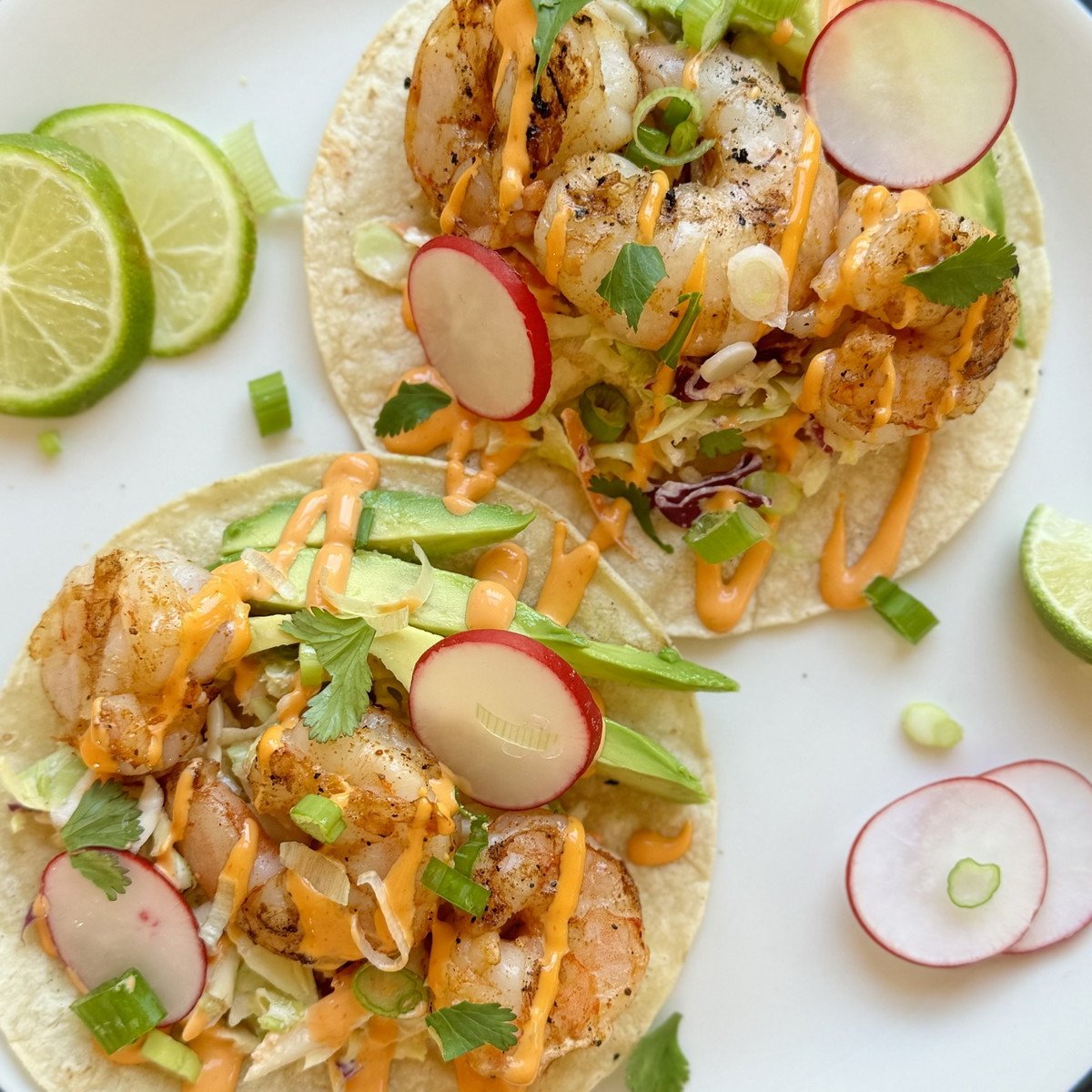 Easy Grilled Shrimp Tacos