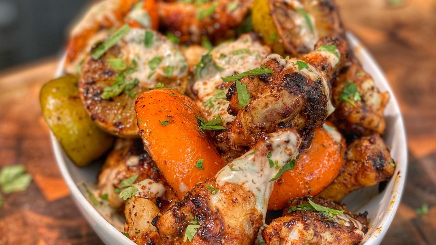 Image of Citrus Garlic Mojo Chicken Wings