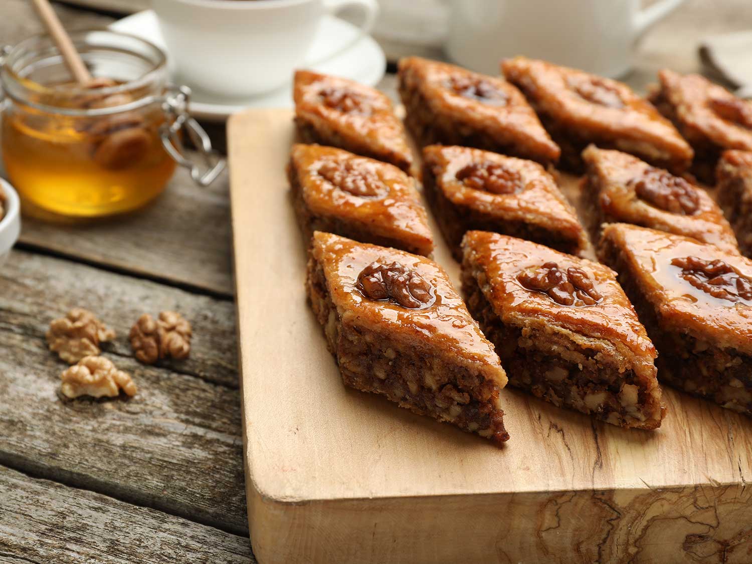 Image of Pakhlava | Georgian pastry with walnut and honey
