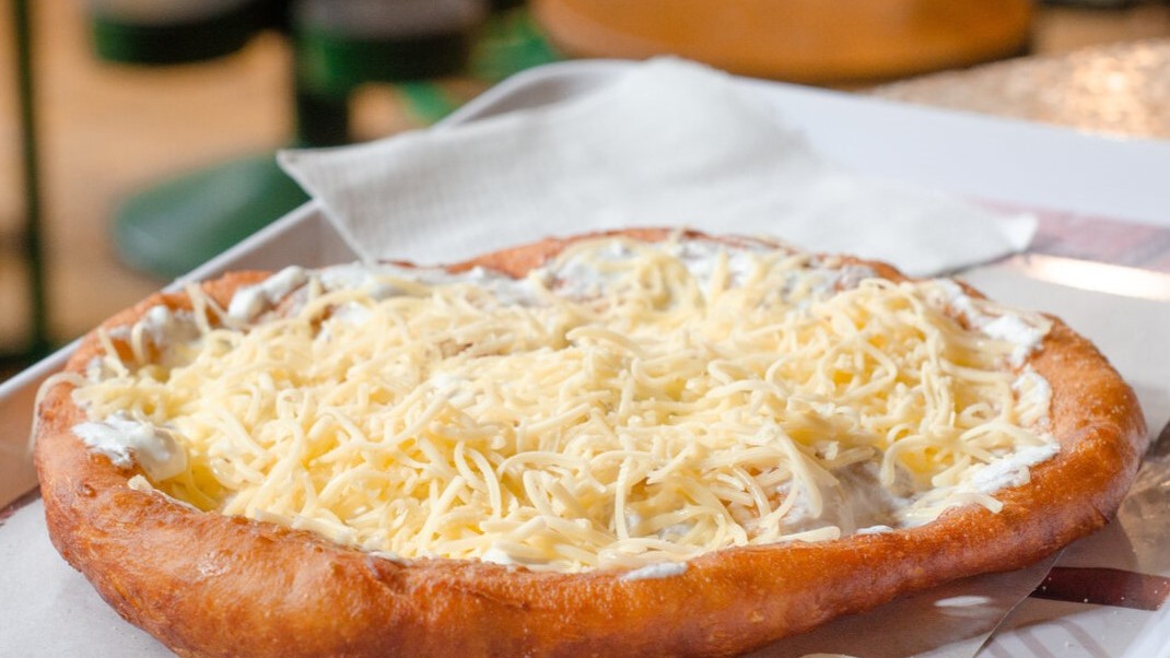 Image of Lángos - Hungarian Fried Flatbread
