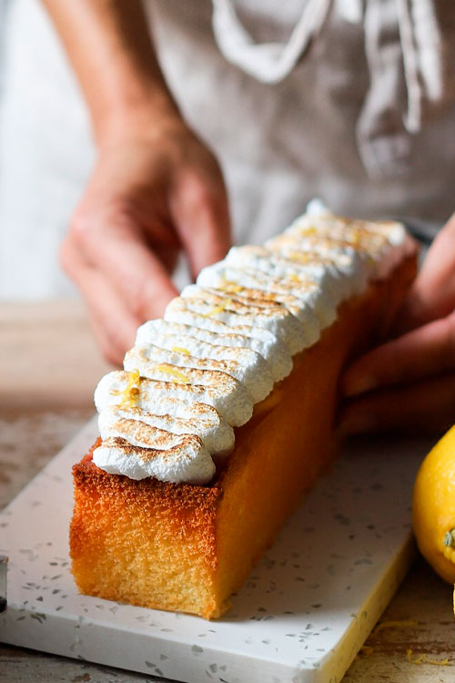Cake au citron et meringue
